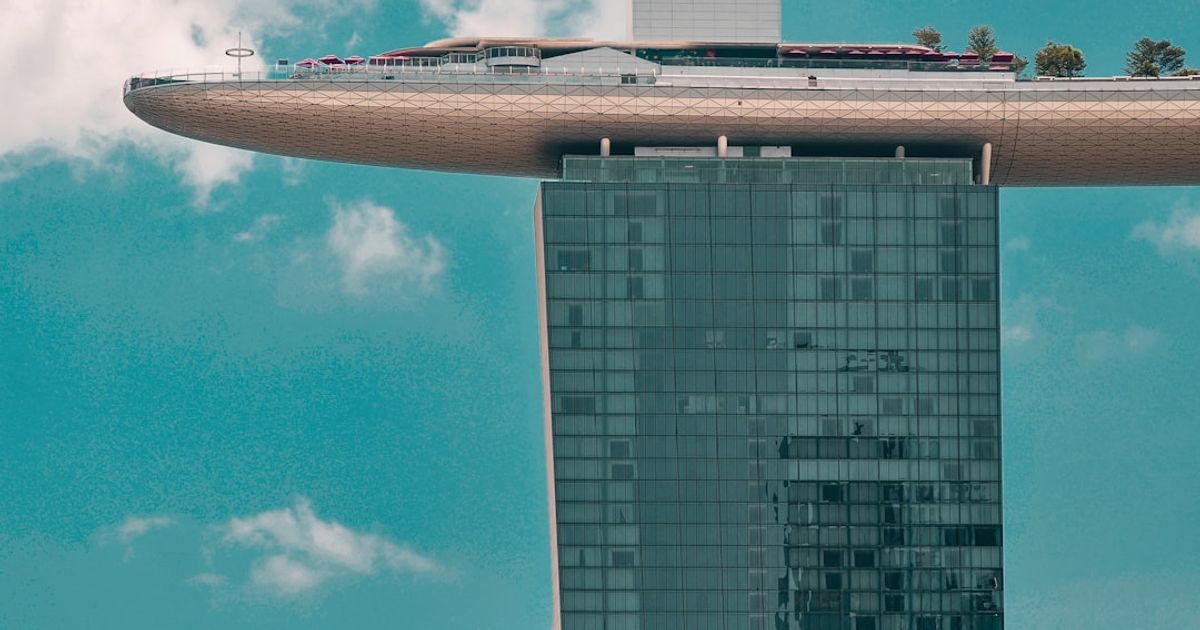 Singapore residential apartment tower exterior in a prime district
