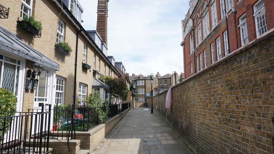 London townhouse exterior on a prime residential street, representative of UK bridging loan security